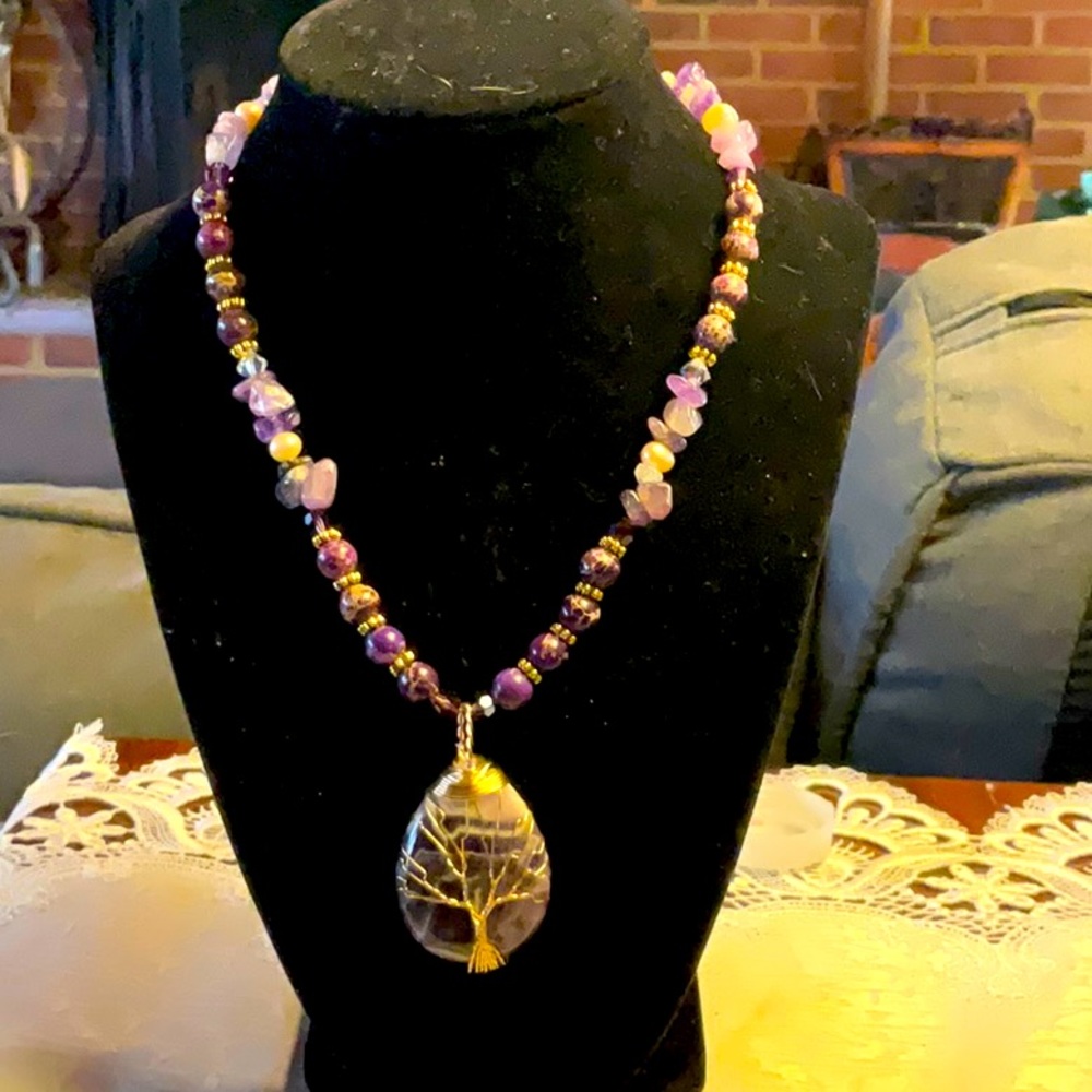 Handmade Natural Stone Necklace